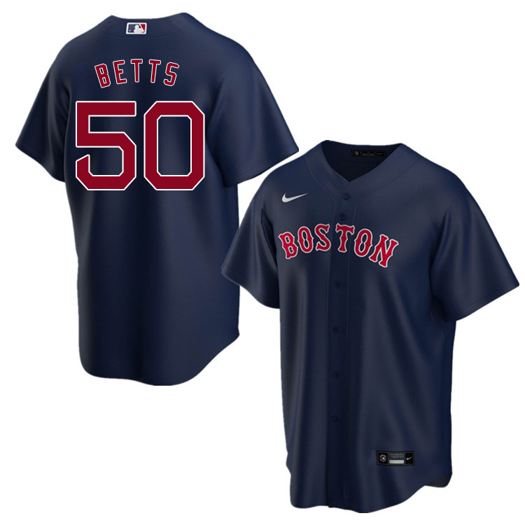 Nike Men #50 Mookie Betts Boston Red Sox Baseball Jerseys Sale-Navy